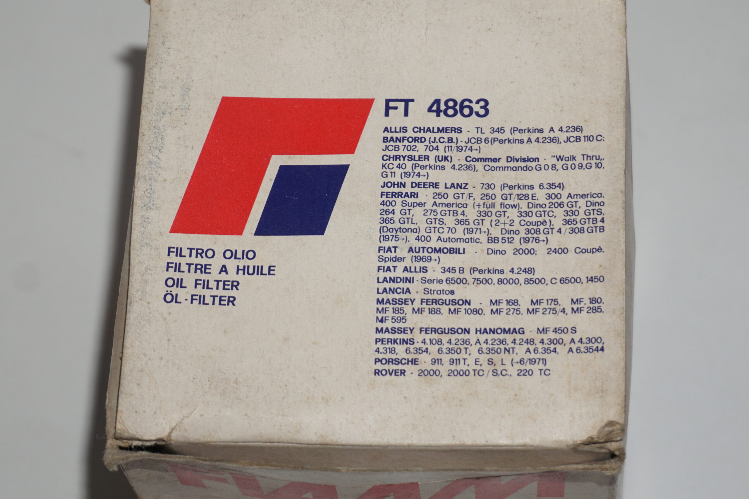 FIltro olio Fiaam FT 4863 - immagine 2