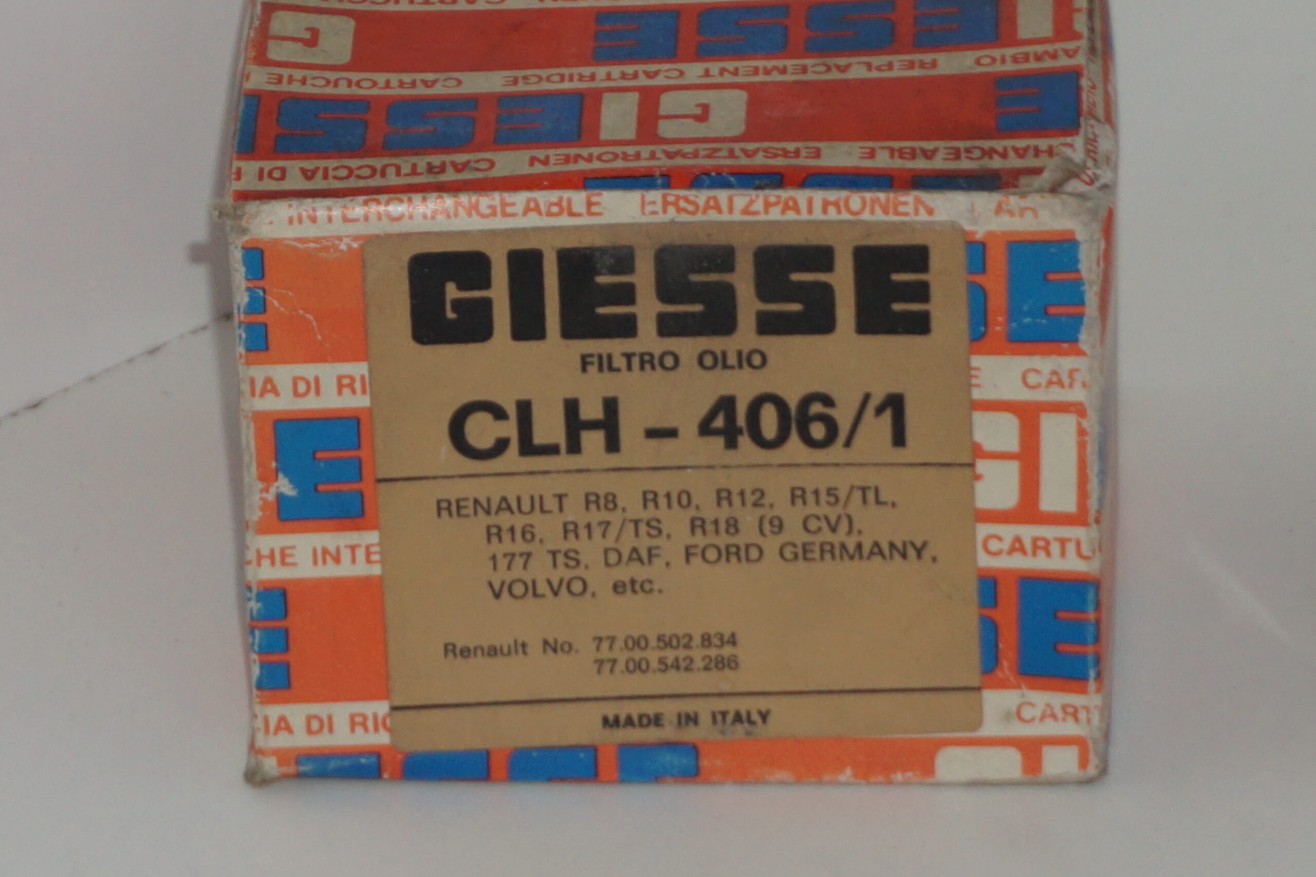 Filtro olio Giesse CLH 406-1 - immagine 2