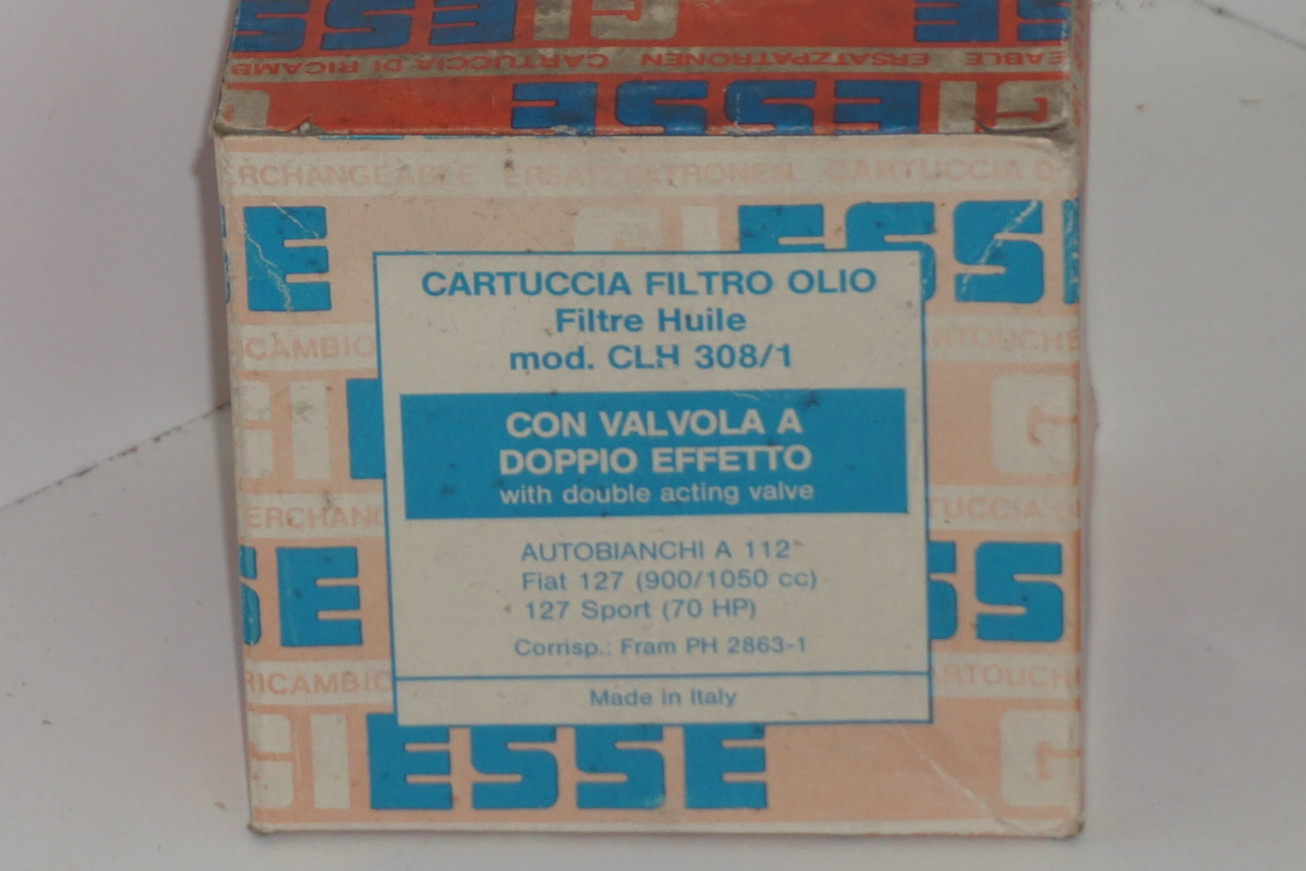 Filtro olio Giesse CLH 308/1 - immagine 2