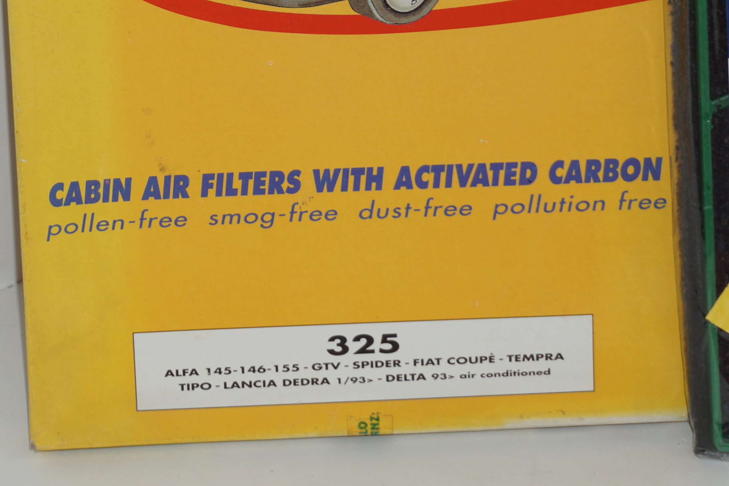 Filtro aria abitacolo Eco 325 Alfa 145-146-155-GTV-spider Fiat coupè-tempra-tipo AC - immagine 2
