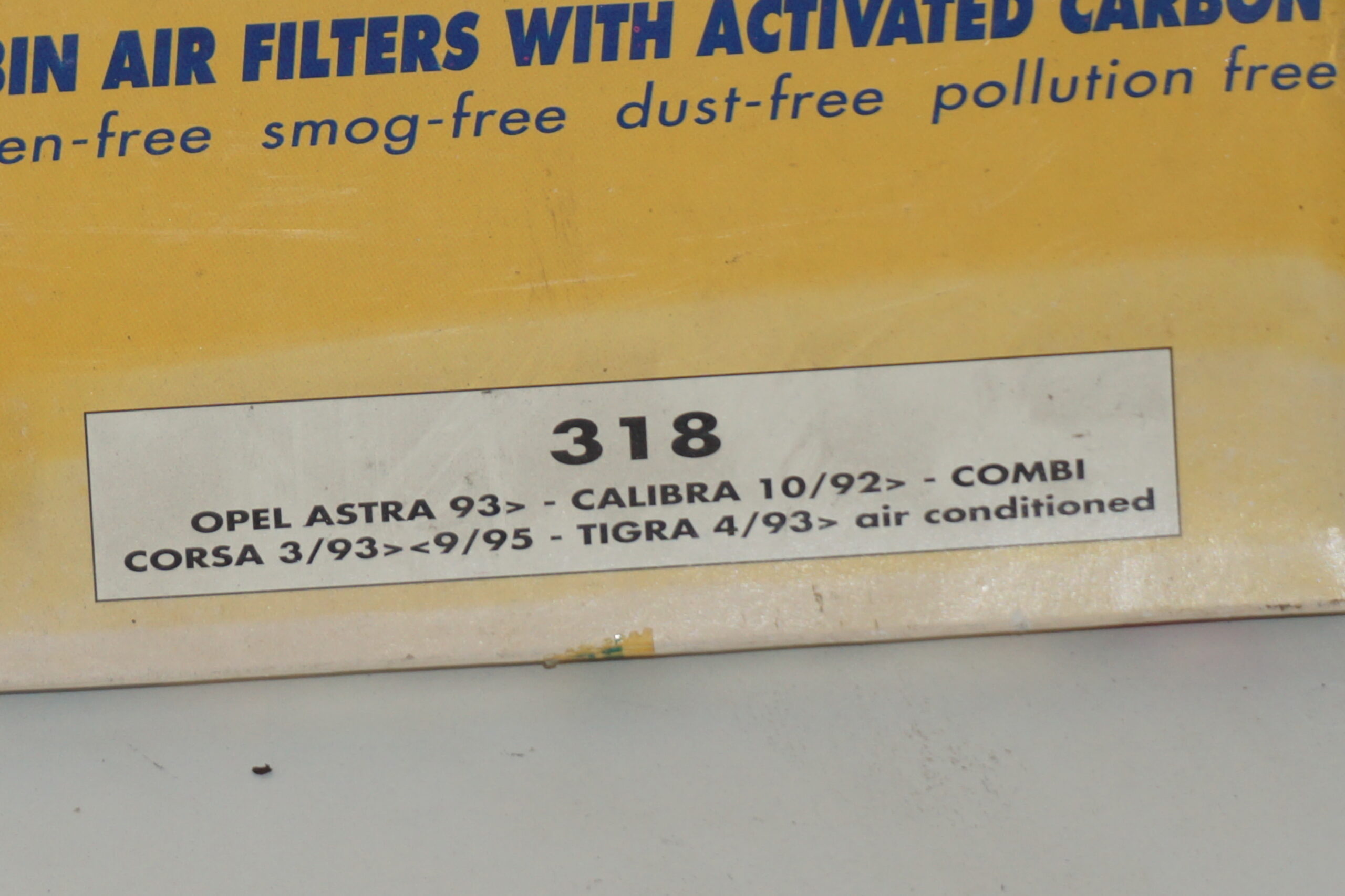 Filtro aria abitacolo Eco 318 Opel Astra>93-Corsa 93-95 - immagine 2