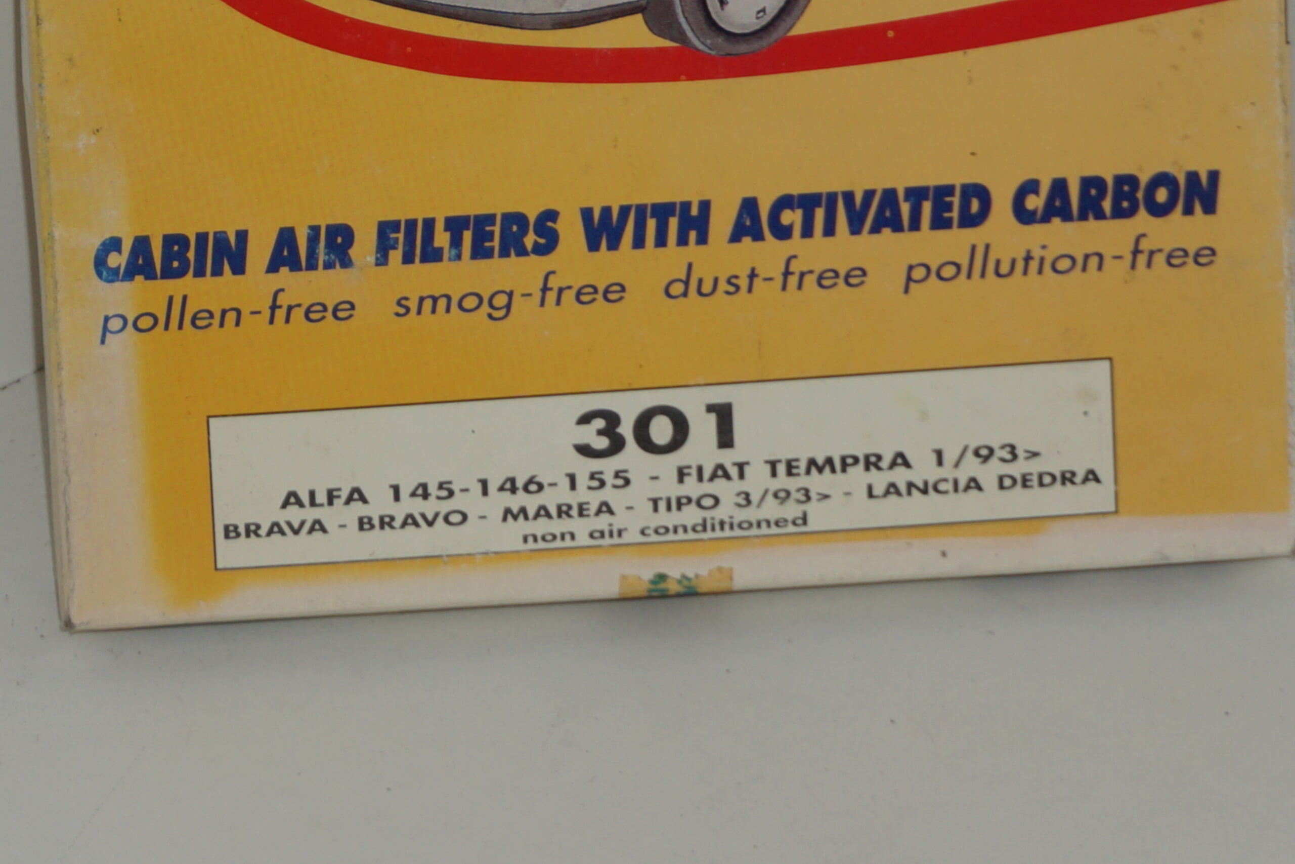 Filtro aria abitacolo Eco 301 Alfa 145-146-155 Fiat tempra-brava-bravo-marea-tipo>93 - immagine 2