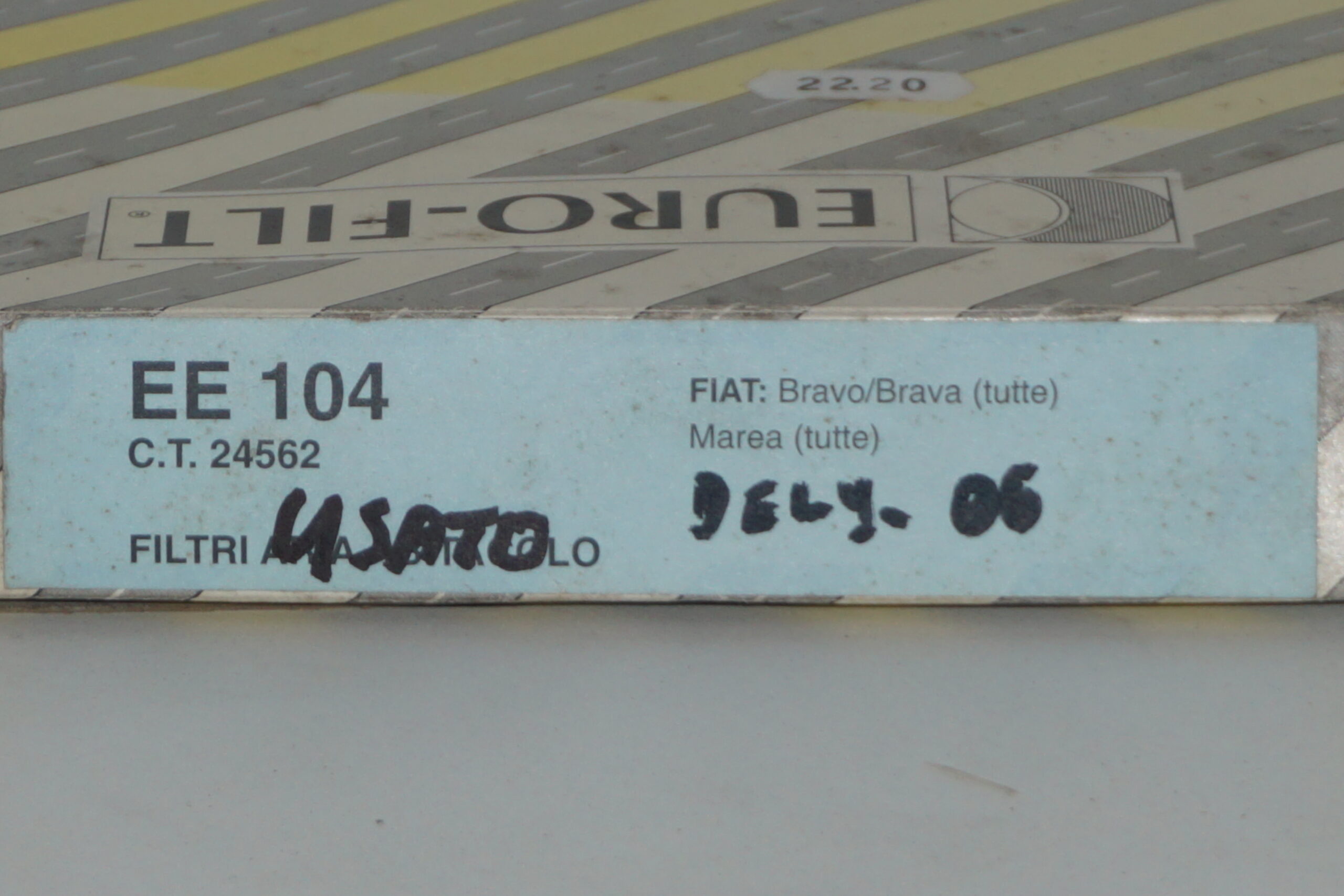 Filtro aria abitacolo Eurofilt EE 104 Fiat bravo-brava-marea - immagine 2