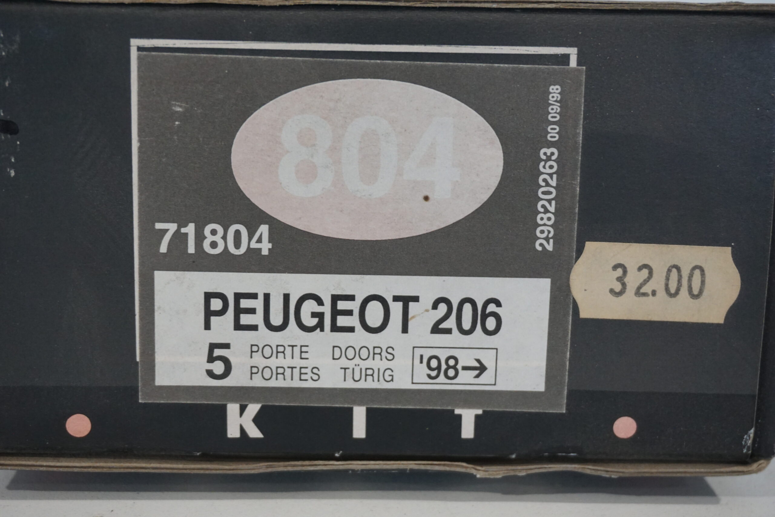 Kit staffe di fissaggio Fapa 804 Peugeot 206 '98 - immagine 2
