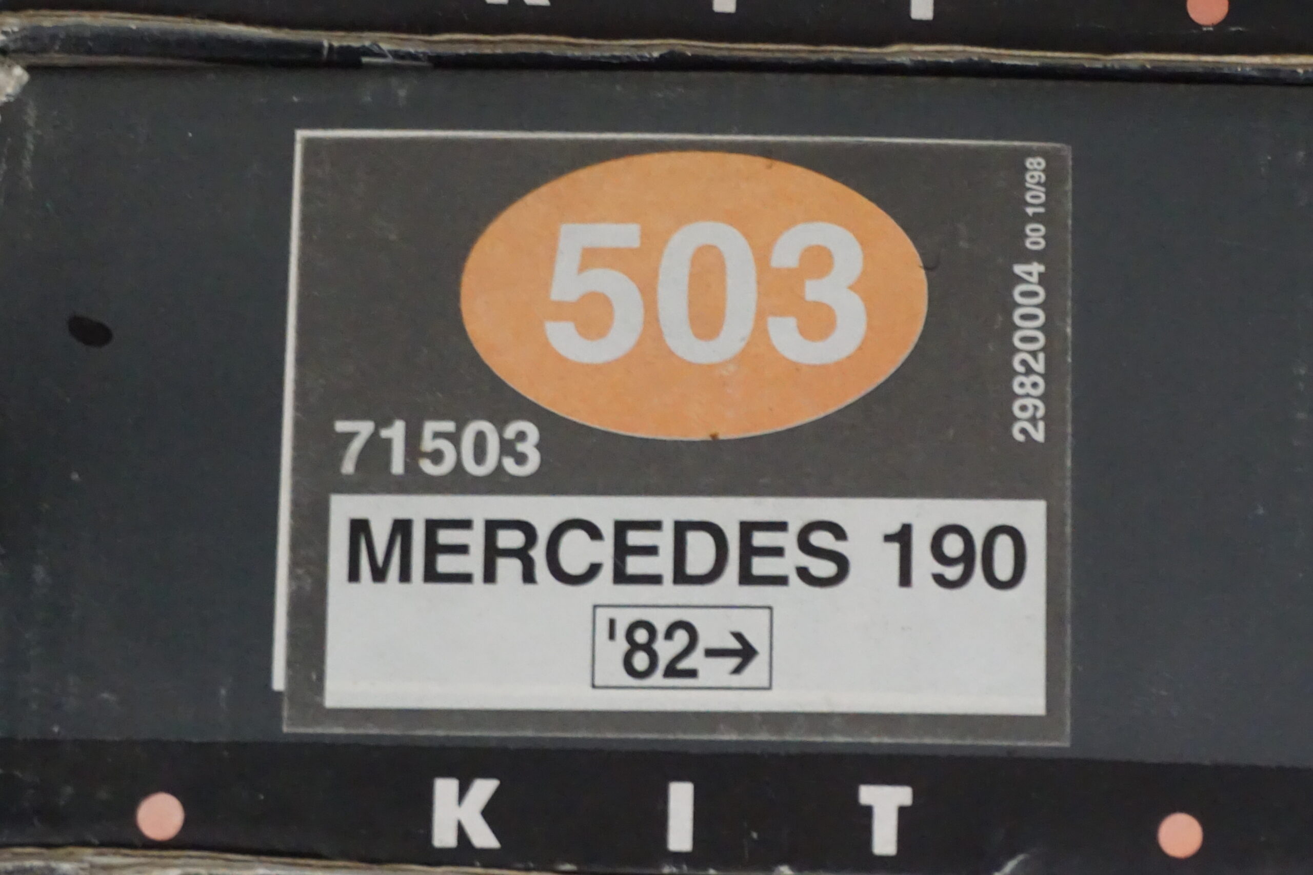 Kit staffe di fissaggio Fapa 503 Mercedes 190 '82 - immagine 2
