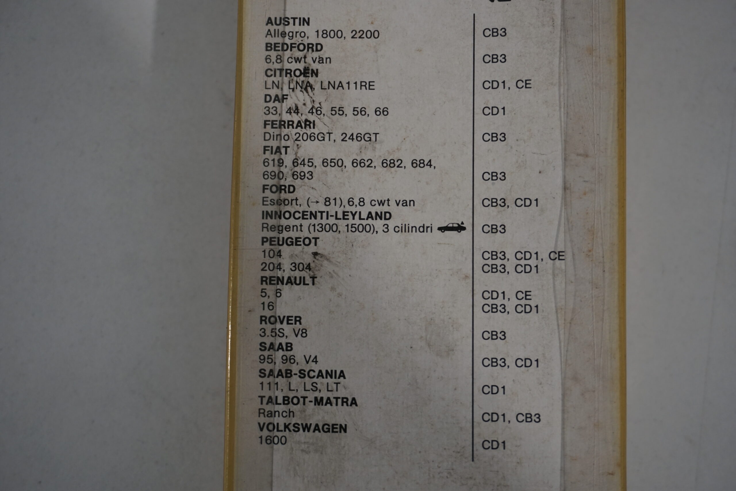 Spazzole tergicristallo Arman c36-01 0'14'419 Peugeot 104,204,304 - immagine 3
