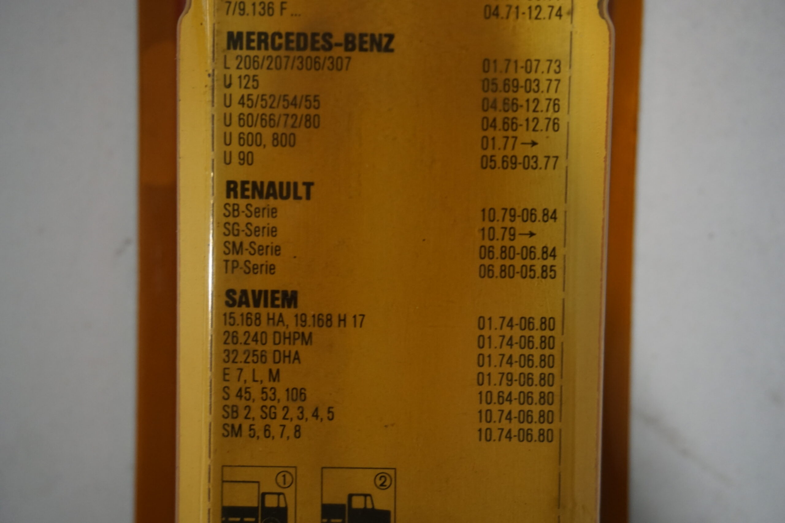 Spazzole tergicristallo Bosch 910 Daf 2400 DK '76 - immagine 4