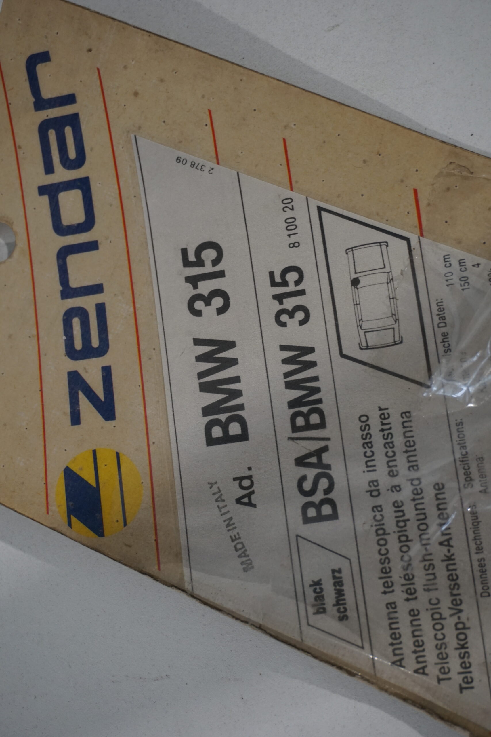 Antenna per auto Zendar Bmw 315 - immagine 2