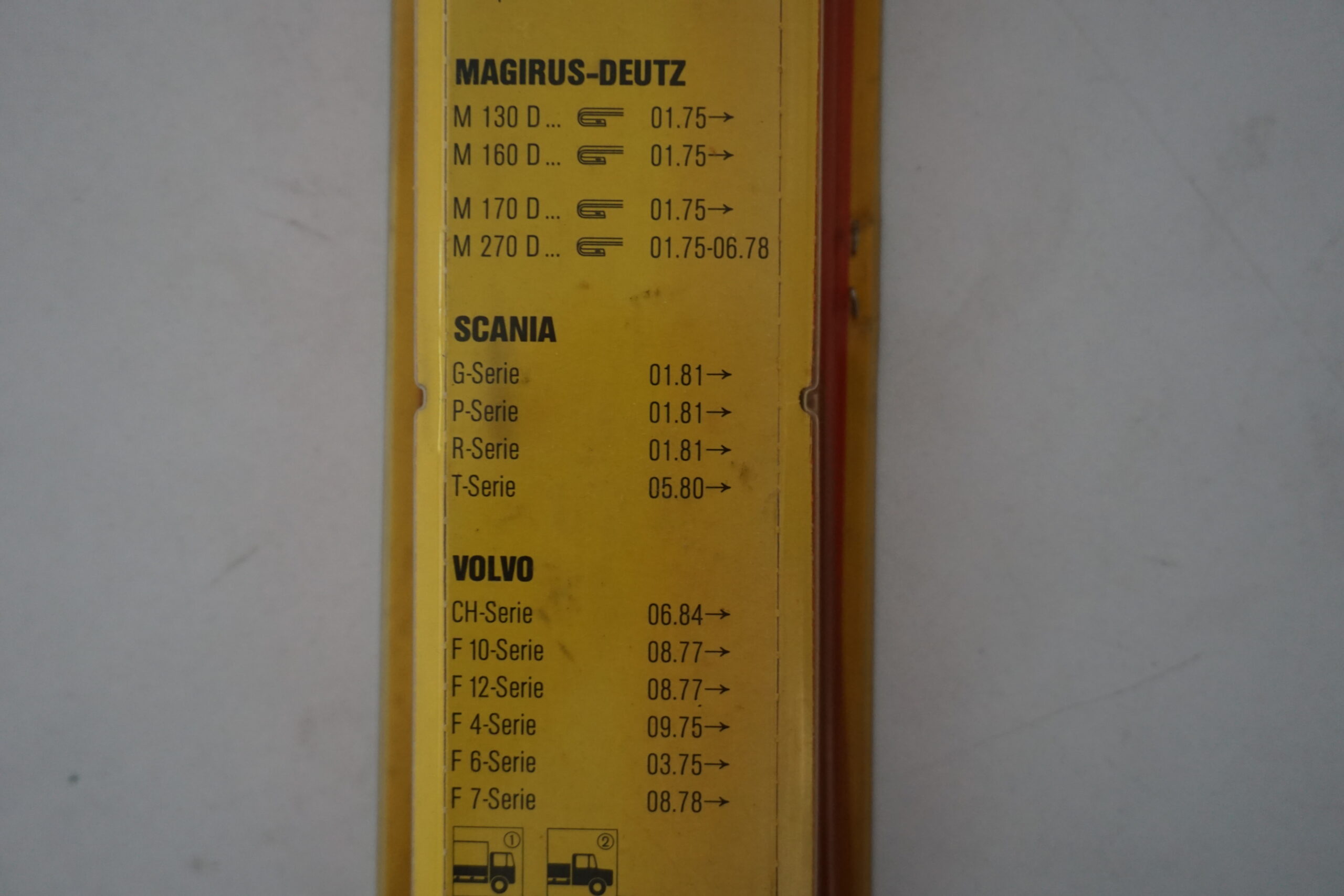 spazzole tergicristallo Bosch 915 volvo F10 '77 - immagine 4