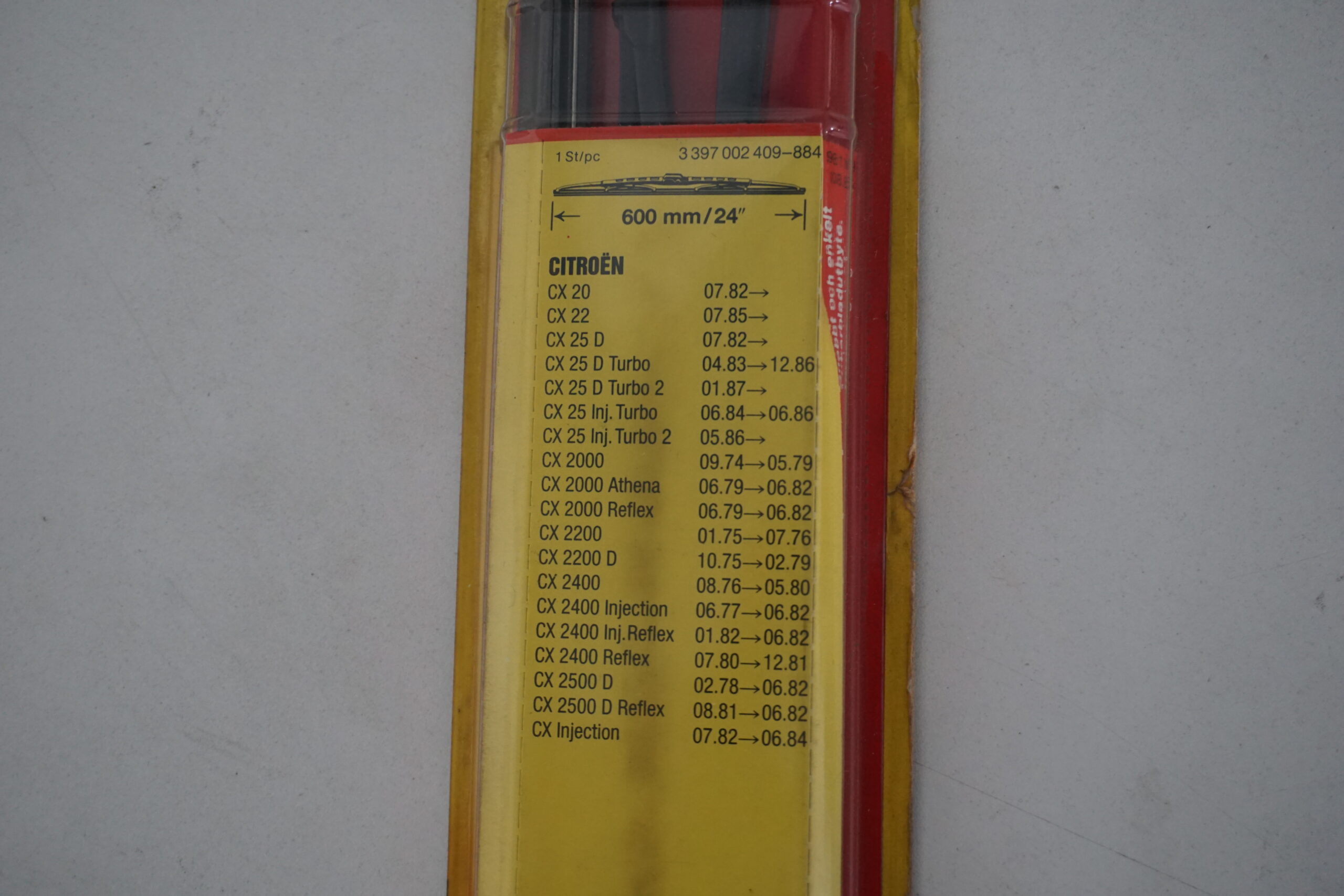 spazzole tergicristallo Bosch 409 Citroen CX 22 '85 - immagine 3