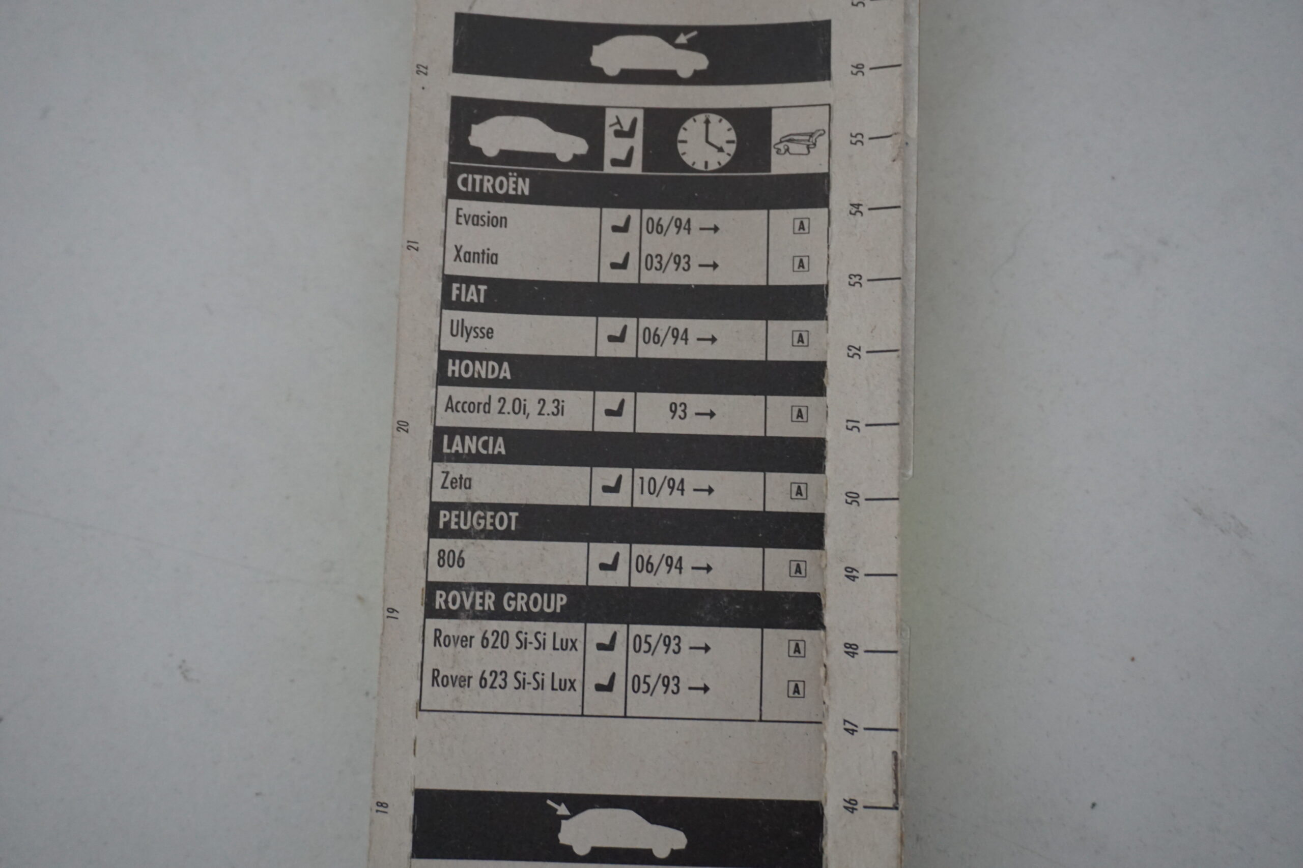 Spazzole tericristallo Valeo U500 Lancia Zeta '94 - immagine 3