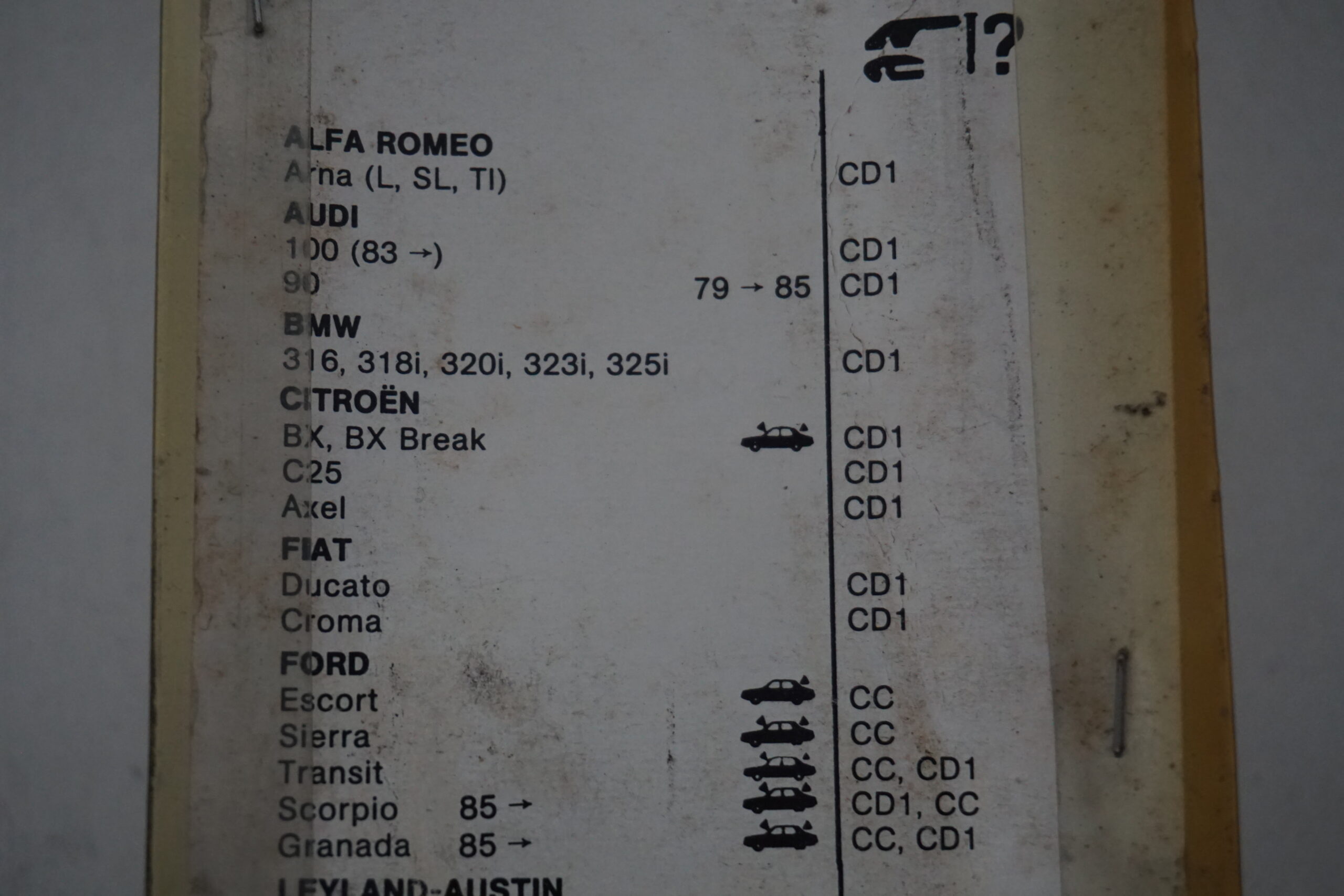 Spazzole tericristallo Arman C5101 Ford Scorpio '85 - immagine 3