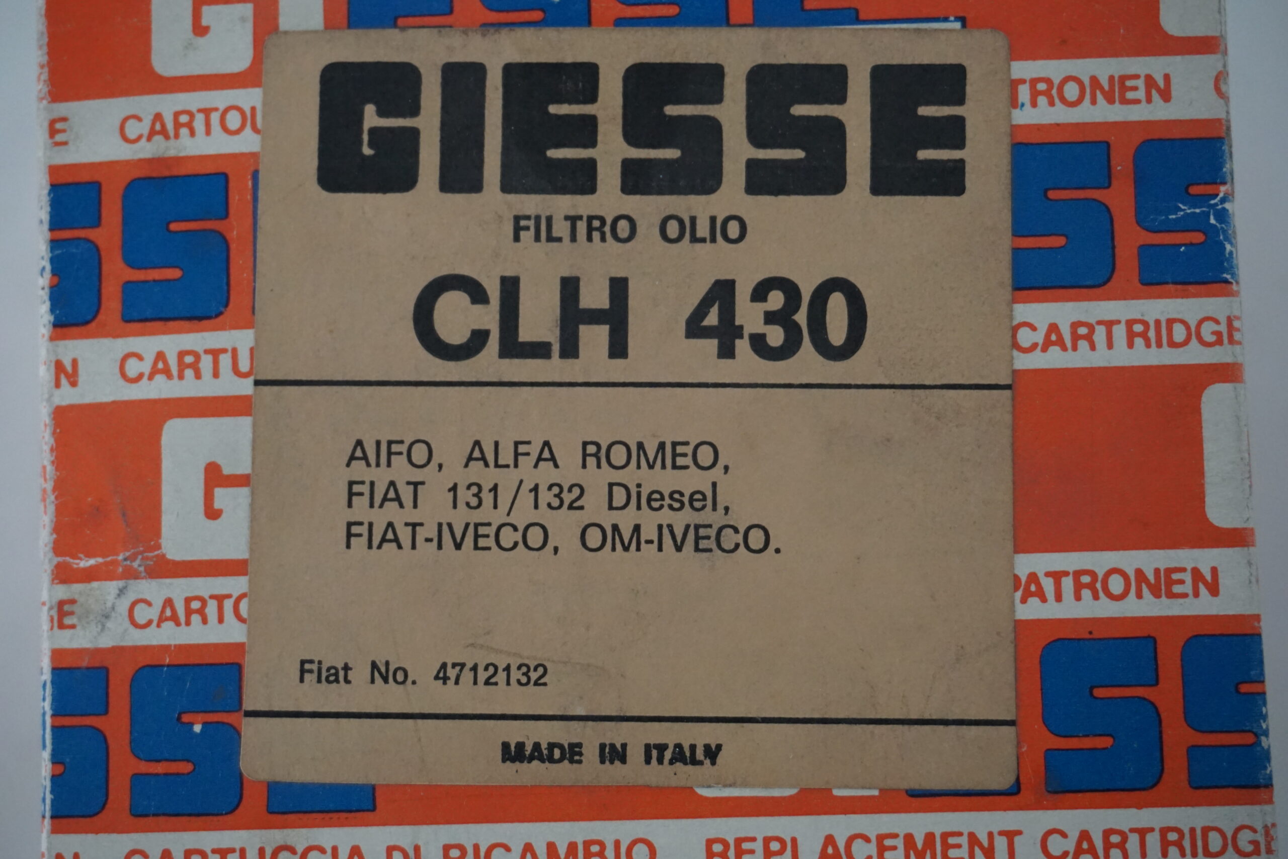 Filtro olio Giesse CLH 430 - immagine 2