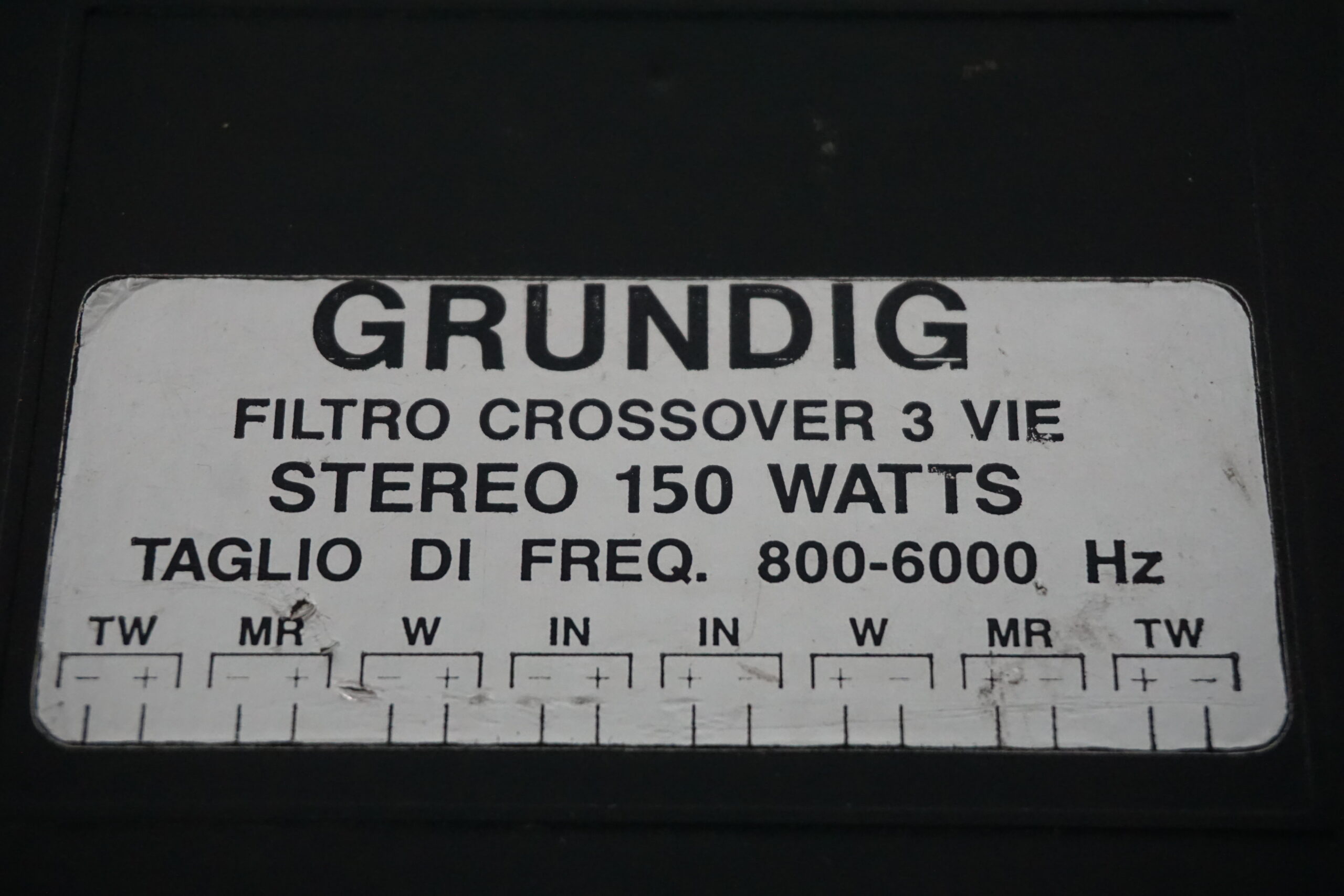 Filtro Crossover 3 Vie 150 watts Grundig - immagine 2