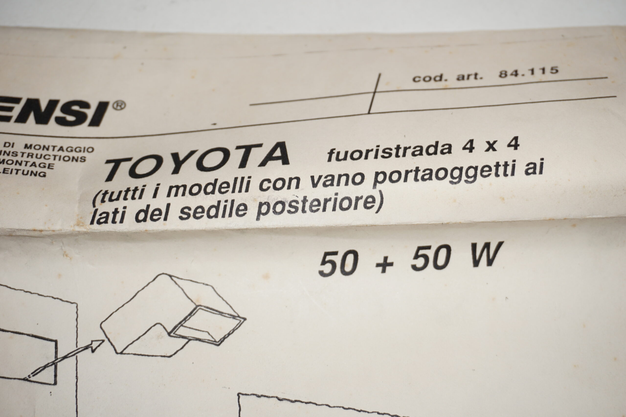 Coppia di coni Bensi per Toyota fuoristrada 4x4 - immagine 2