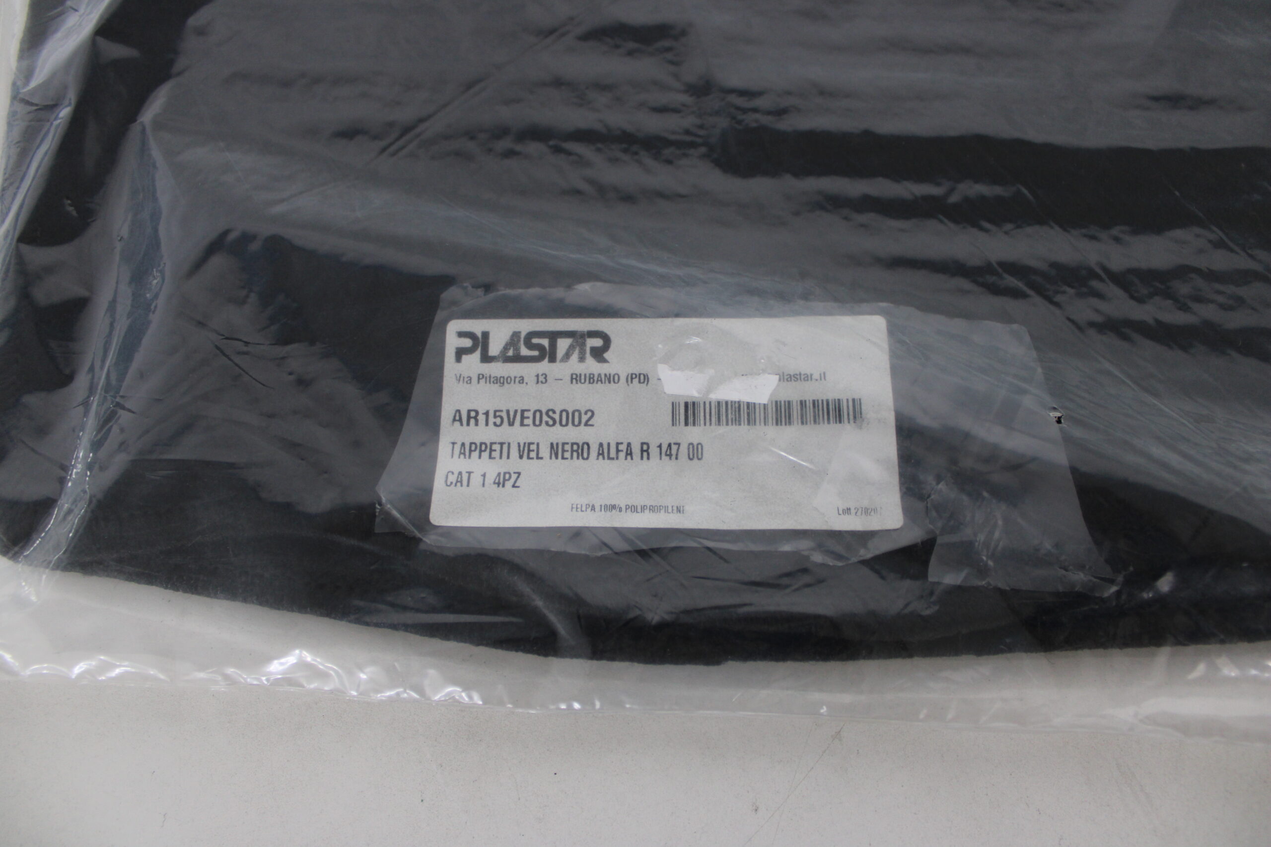 Tappetino auto completo nero Alfa Romeo 147 - immagine 2